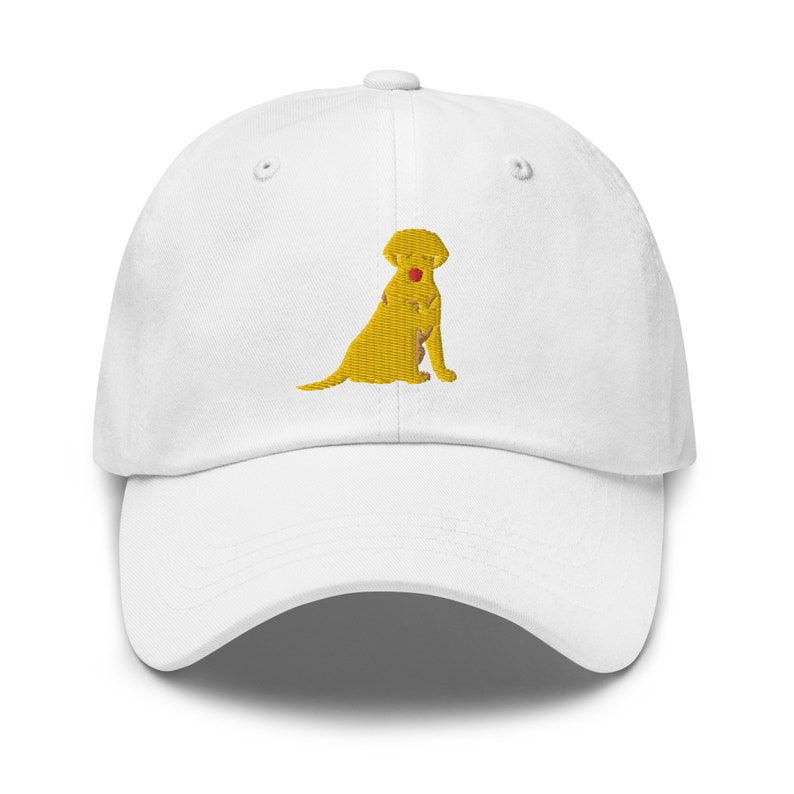 Labrador Embroidered Adjustable Hat, Yellow Lab Hat, Labrador Mom, Labrador Retriever Owner