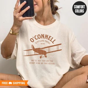O&#39;Connell Airplane Tours Shirt, Comfort Colors Shirt, The Mummy Inspired Shirt, Brendan Fraser The Mummy Movie Lover Gift T-Shirt