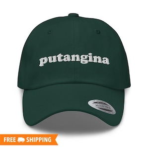 Filipino Putangina Hat, Embroidered Adjustable Relaxed Fit Hat, Funny Filipino Gift, Pinoy Pinay Philippines, Filipino American Hat