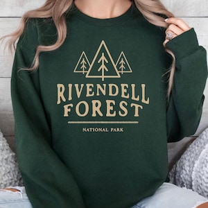 Rivendell Forest National Park Crewneck Unisex Sweatshirt - Multiple Colors