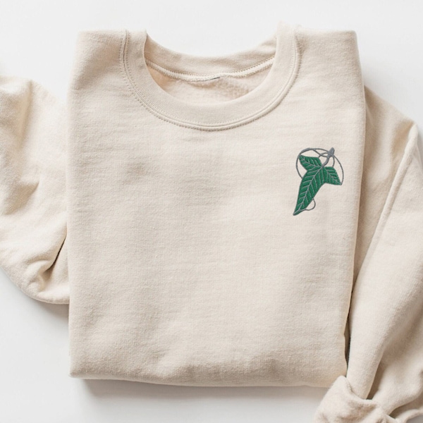 Leaf of Lorien Unisex Embroidered Sweatshirt