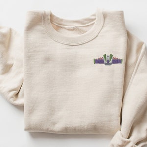 Space Jetpack Embroidered Unisex Sweatshirt, Theme Park Sweatshirt