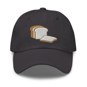Loaf of Bread Embroidered Adjustable Baseball Cap Dad Hat, Bread Hat for Men and Women, Bread Lover