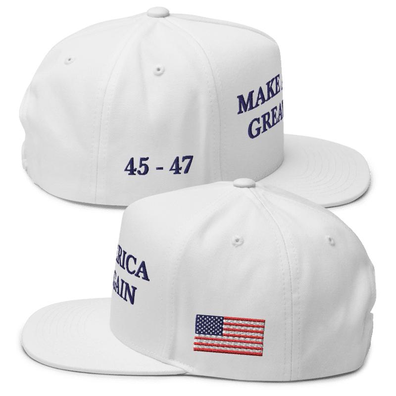 Casquette Donald Trump 2024 "Make America Back" Blanche - Taille Unique, Neuve Avec étiquettes