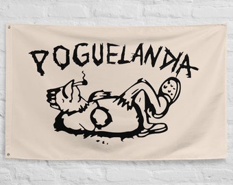 Poguelandia Flag, Poguelandia Garage Room Banner, OBX Flag, Outer Banks NC Flag, 3 x 5 Flag