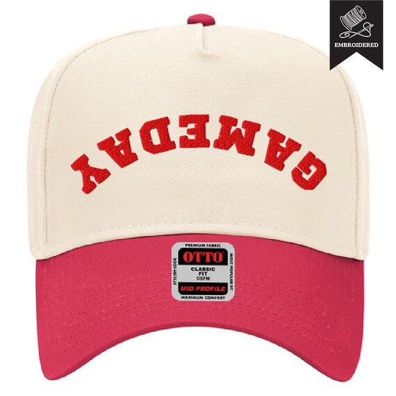 Gameday Upside Down Embroidered Adjustable Snapback Dual  display picture 1