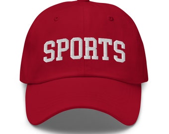 Sport rood geborduurd verstelbare hoed, Norm MacDonald That Show Cap, Sports Fan Hat, Retro Vintage Sports Hat, Classic Sports Show Hat