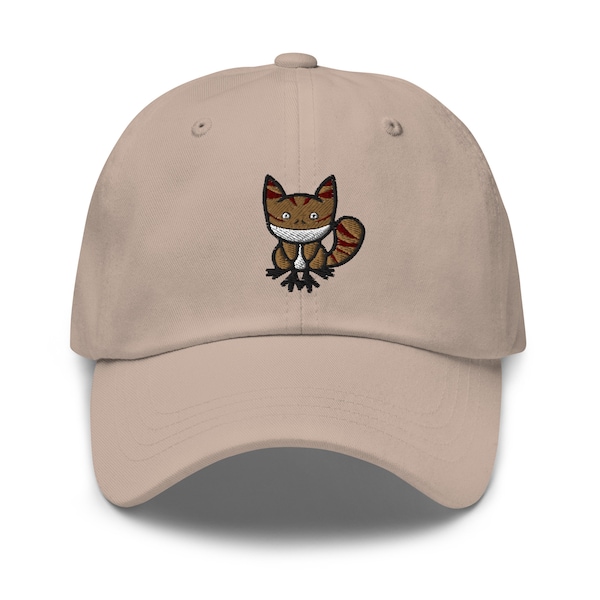 Loth Cat Embroidered Adjustable Relaxed Fit Baseball Cap Dad Hat, Galaxys Edge Theme Park Hat