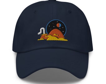 Arrakis Space Planet Embroidered Adjustable Hat, Dune Inspired Movie Hat, Dune Fan Gift, Dune Movie Fan Arrakis Hat
