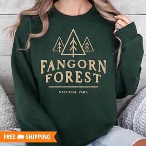 Fangorn Forest National Park Crewneck Unisex Sweatshirt for Him and Her - Multiple Colors