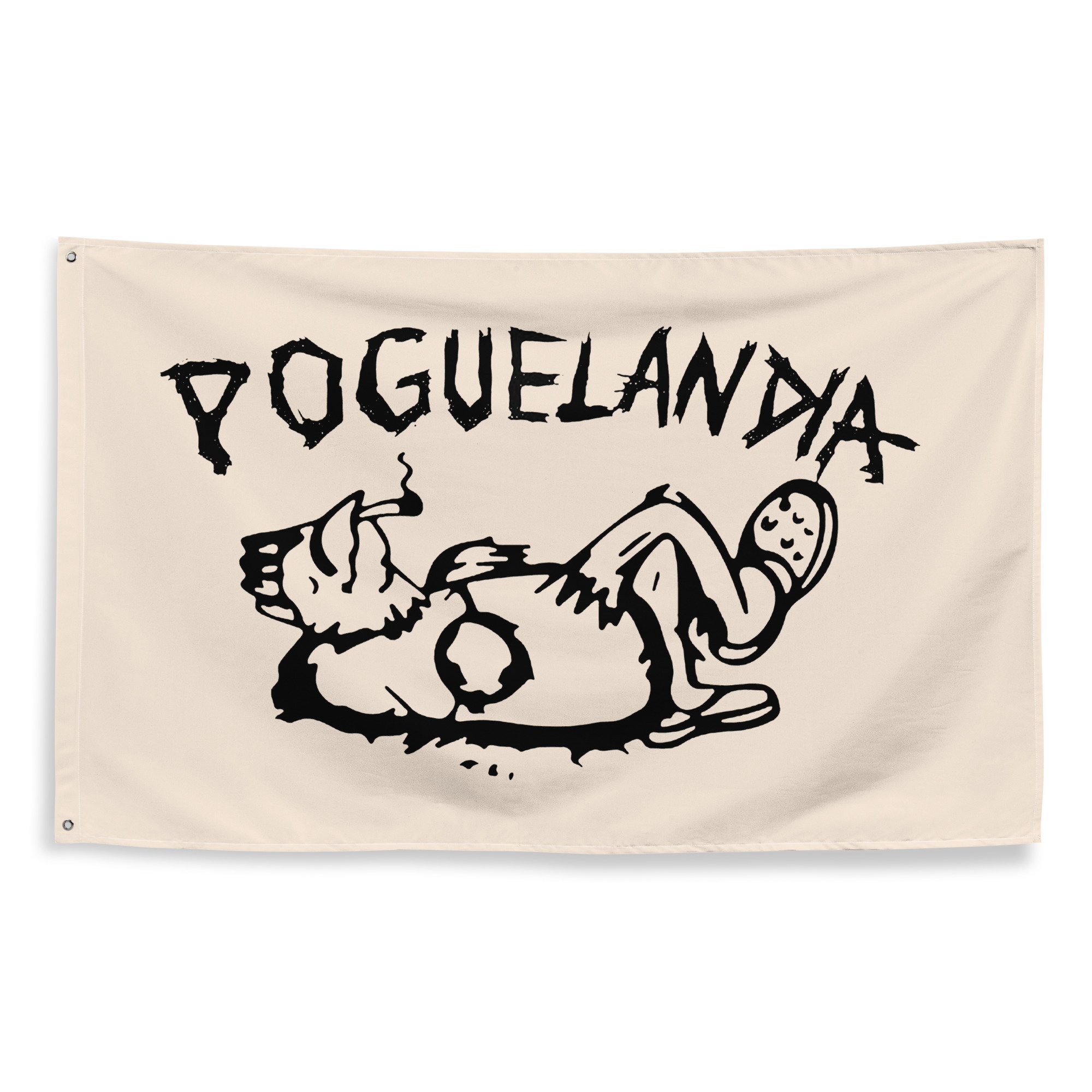 Poguelandia Flag, Poguelandia Garage Room Banner, OBX Flag, Outer Banks NC  Flag, 3 X 5 Flag 