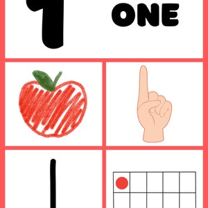Number Posters 1 - 20