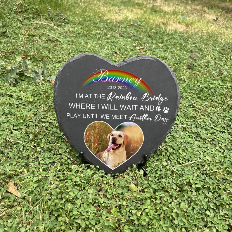 Pet Memorial Stone, Dog Memorial Stone, Pet Grave Marker Headstone