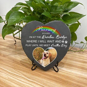Huisdier gedenksteen, gedenksteen hond, grafsteen huisdier graf, gepersonaliseerd huisdier gedenksteen, verlies van hond kat cadeau, hart tuin steen