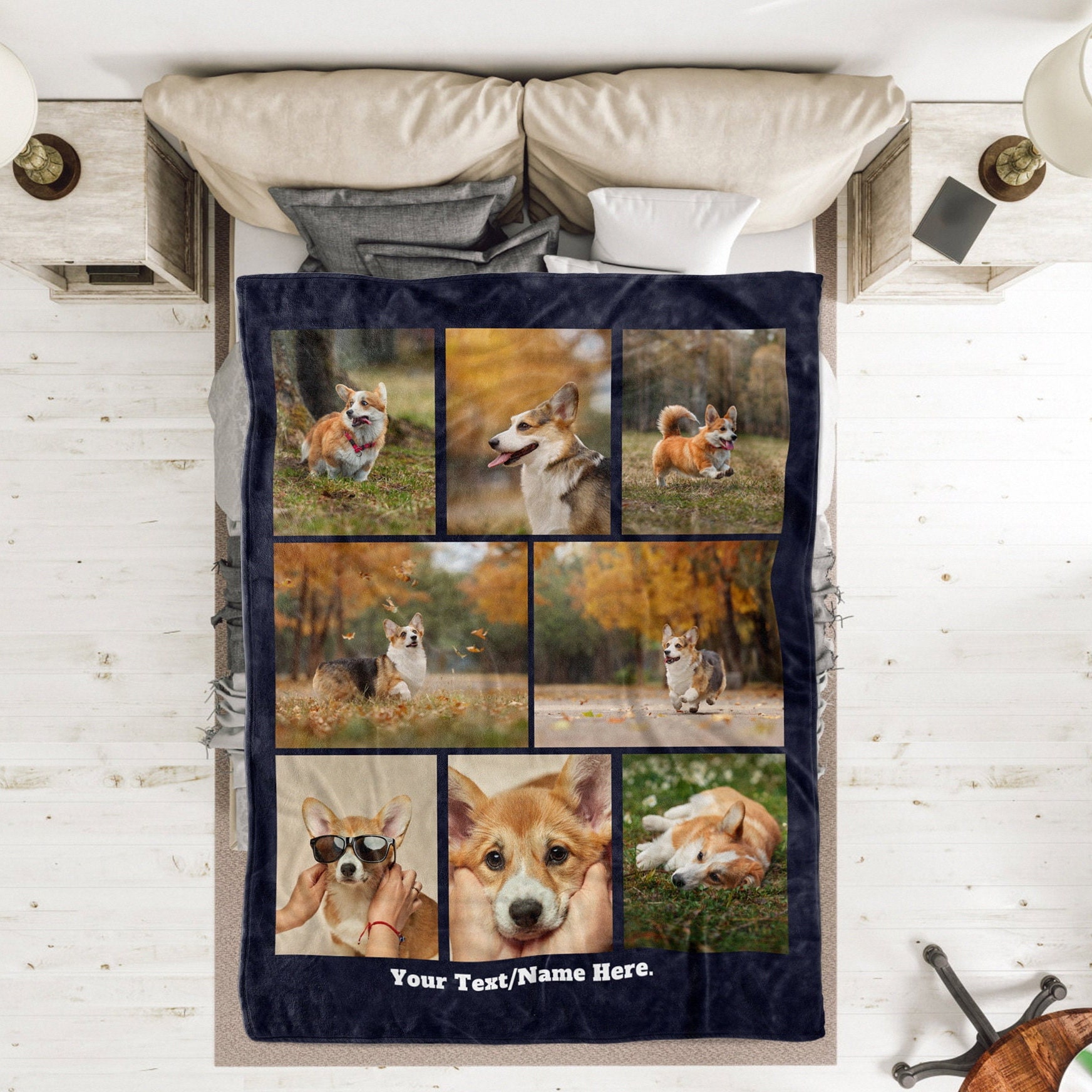 Put my dogs face on a blanket sale