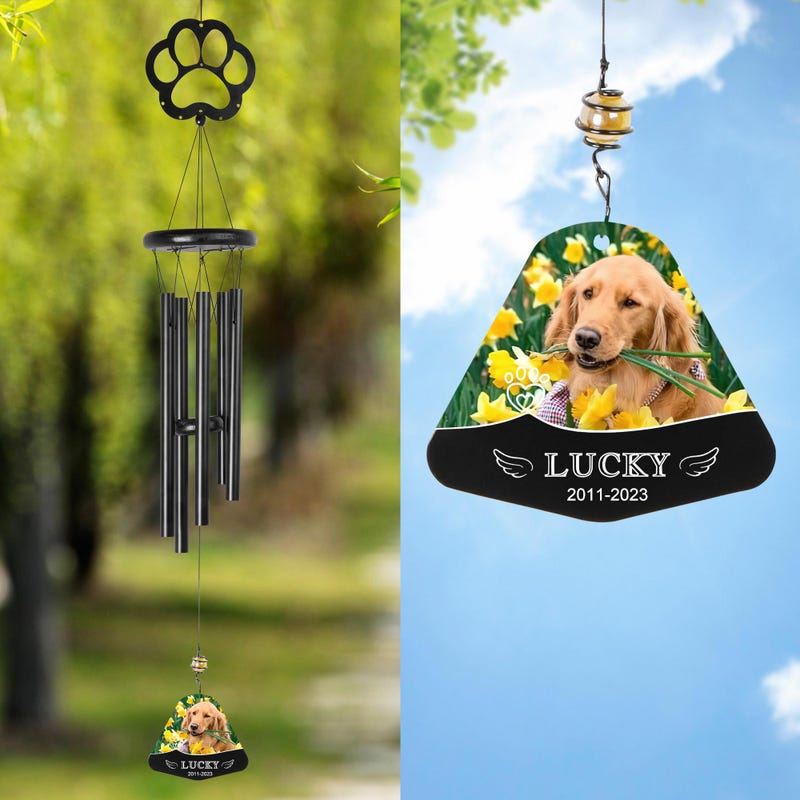 Pet Memorial Wind Chime - Etsy