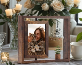 Dog Memorial Gift, Personalized Pet Memorial Frame, Pet Loss Gifts, Custom Cat Dog Loss Gift, Pet Bereavement Gift, Pet Loss Frame 4x6, S3