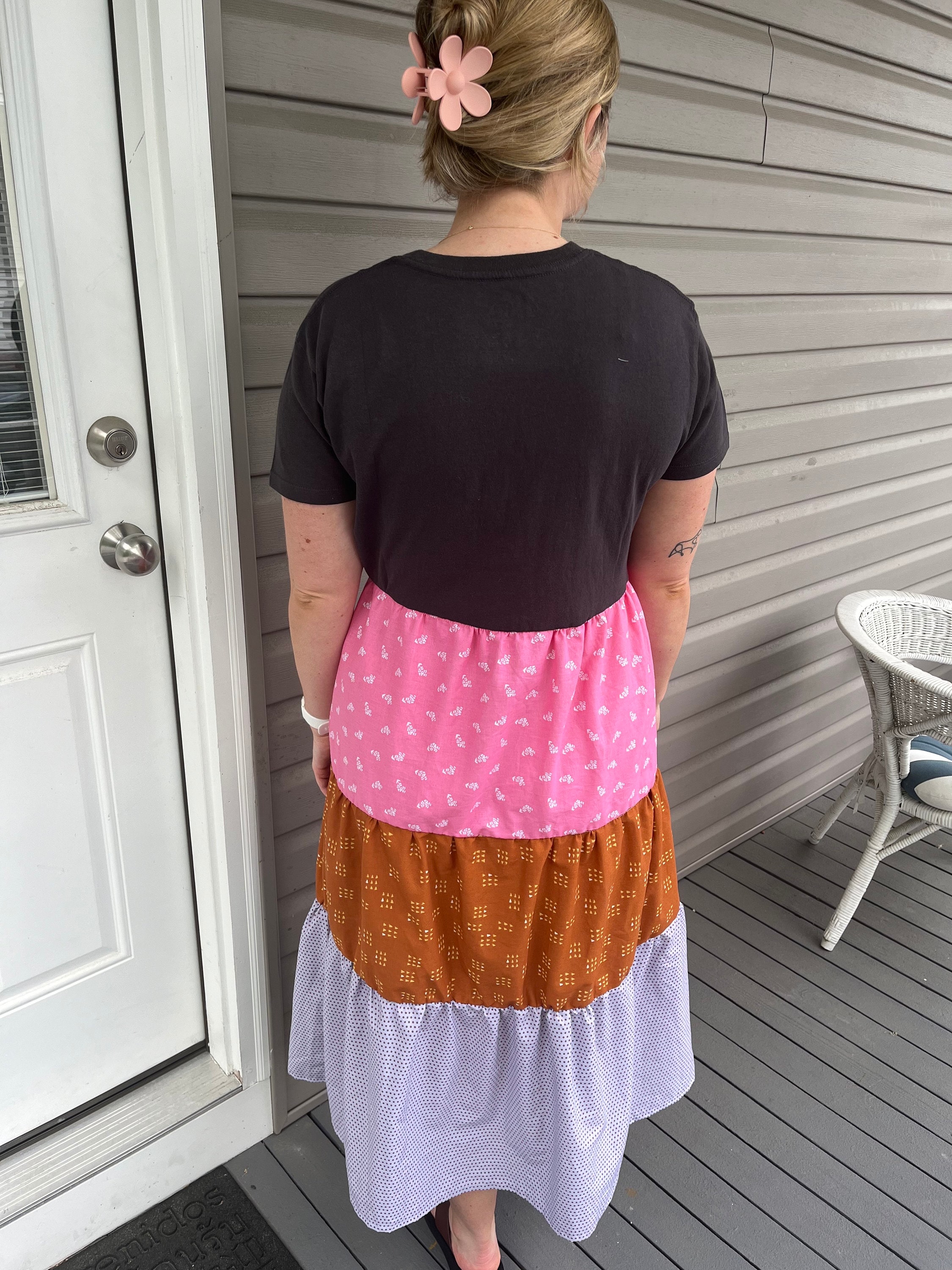Boho Tiered Maxi Dress Buttercup main image 0