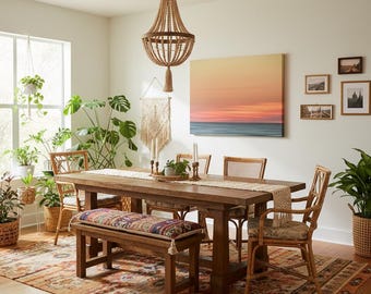 Sunset Coastal Landscape Photograph