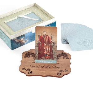 Carte du jour Oracle Card Display Vegvisir Compass Alter - Cadeau pour lecteur de tarot