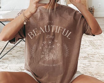 Camiseta IVF Comfort Colors®, Camiseta del día de la transferencia, Camiseta "Es un hermoso día para creer en los milagros", Camiseta de recuperación de óvulos para FIV e IUI, Regalos para FIV