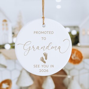 Custom Pregnancy Reveal Ornament, Personalized Baby Announcement Ornament, Family Baby Reveal Gift, Baby Shower Gift, Baby Family Keepsake