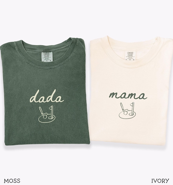 Golf Themed 1st Birthday Tshirts for Family, Hole In One Golf Birthday Shirts for Mom and Dad, Golf First Birthday Matching Family Tshirts