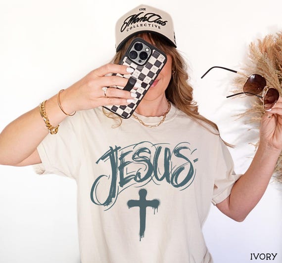 Jesus is King Christian Comfort Colors® Shirt, Christian Streetwear Jesus is King Tshirt, Unisex Religious Shirts, Bible Jesus Faith Shirts