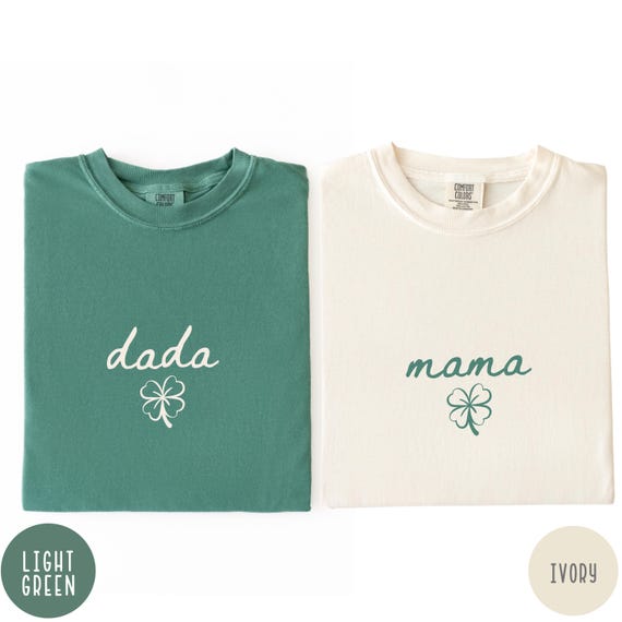 St. Patrick's Day Birthday T-shirts for Family: One Lucky Girl Boy Clover Birthday Shirts