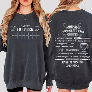 Butter Sweatshirt, Baking Sweatshirt, Gift for Baker, Baking Lover Gift, Butter Comfort Colors® Baking Sweatshirt, Butter Lover Sweatshirt