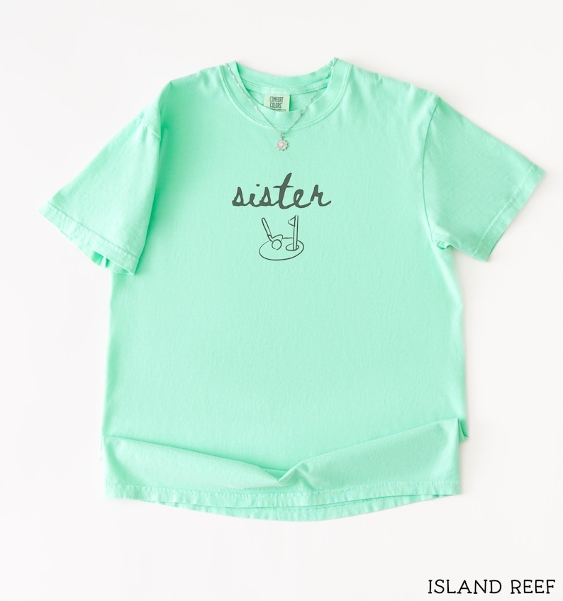 Golf Themed 1st Birthday Tshirts for Family, Hole In One Golf Birthday Shirts for Mom and Dad, Golf First Birthday Matching Family Tshirts Island Reef