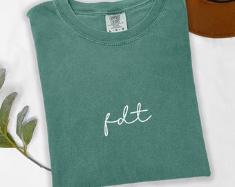 FDT Comfort Colors® Shirt, Anti Trump Shirt, Subtle Anti MAGA Tshirt, Democrat Shirt, Anti Trump Gift, Liberal T-shirt, Anti MAGA Trump Tee