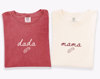 Cannoli First Birthday Shirt, Italian Theme Cannoli Mama Dada Tees, Italian Dessert First Birthday Shirts, Cute Matching Family Tee