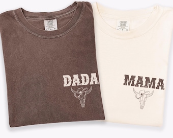 First Rodeo Birthday Comfort Colors® Shirts, Matching Family Western Tee