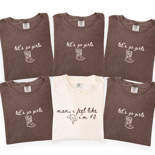 Custom Nashville Birthday Comfort Colors® Shirts: Matching Group 30th 40th 50th Birthday Trip T-shirts