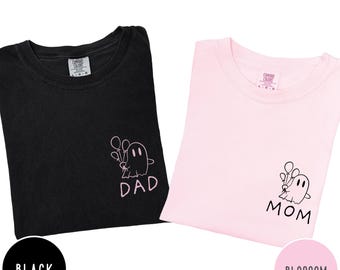 Spooky One First Birthday Matching Shirts, Halloween Themed 1st Birthday Family Tees, Lil One Boo Spooky Ghost Birthday Mama Dada Bday Shirt