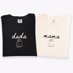 Spooky One First Birthday Matching Shirts, Halloween Themed 1st Birthday Family Tees, Lil One Boo Spooky Ghost Birthday Mama Dada Bday Shirt