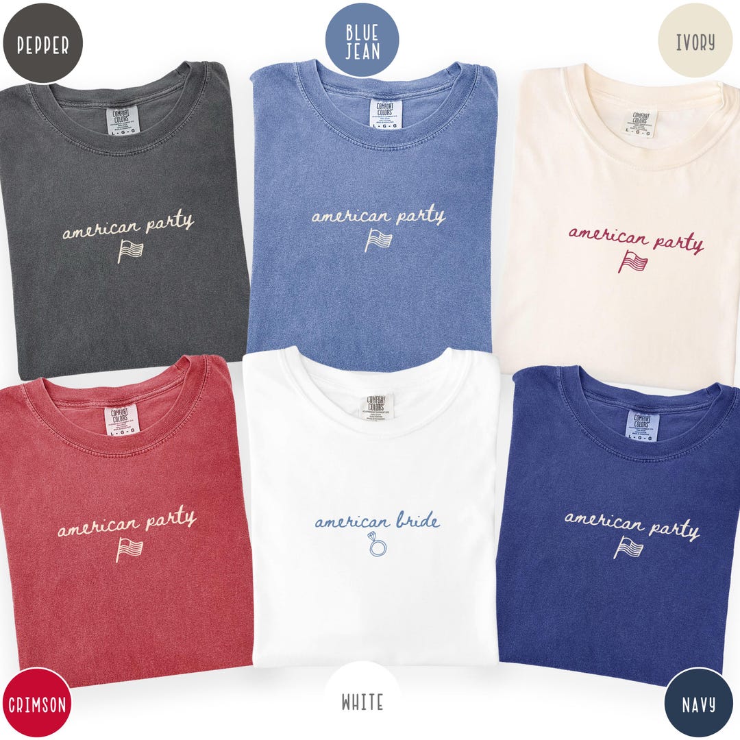 4th of July Bachelorette Comfort Colors® Shirts, American Girl ...