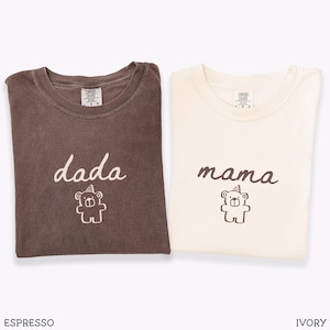 Beary First Birthday Matching Shirts for Family, Bear Themed 1st Birthday Tshirts for Mama and Dad, Mama First Bear Bday Matching Family Tee