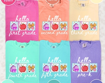 Teacher Team Shirts, Back to School Shirts for Teachers, Grade Level Team Tees, Teacher Gift, First Second Third Fourth Fifth Grade Teacher