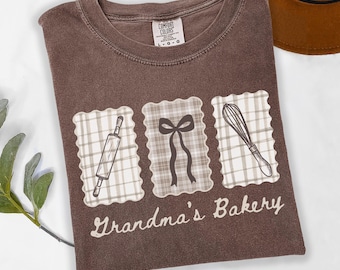 Custom Baking Shirt Comfort Colors®, Custom Name Baker Shirt, Baking Mom Gift, Baking Gift, Baking Gift For Home Baker, Baking Lover Tshirt