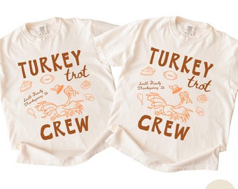 T-shirts assortis pour la course de dindes de Thanksgiving : T-shirts assortis pour la course de dindes de Thanksgiving