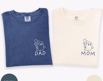 Spooky One First Birthday Matching Shirts, Halloween Themed 1st Birthday Family Tees, Lil One Boo Spooky Ghost Birthday Mama Dada Bday Shirt