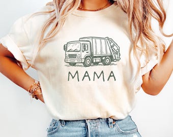 Chemises d'anniversaire de camion à ordures pour la famille : T-shirts assortis d'anniversaire de thème de poubelle de camion à ordures
