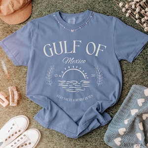 Gulf of Mexico Comfort Colors® Shirt, Gulf of Mexico Social Club Tshirt, Anti Trump Democrat Tshirt, Mexico Beach Stay Salty and Resist Tee