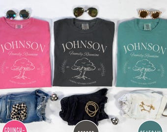 Custom Family Reunion Comfort Colors® Shirt, Personalized Vacation Tee