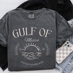 Gulf of Mexico Comfort Colors® Shirt, Gulf of Mexico Social Club Tshirt, Anti Trump Democrat Tshirt, Mexico Beach Stay Salty and Resist Tee