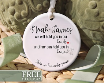Baby Memorial Ornament, Custom Baby Memorial Christmas Ornament Baby Memorial Gift for Baby Sympathy Gift Miscarriage Ornament Infant Loss
