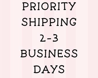 PRIORITY SHIPPING UPCHARGE