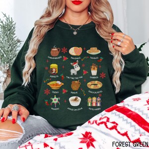Mexican Christmas Sweater, Tamales Sweatshirt, Latina Christmas Sweater, Tis The Season Sweater, Pan Dulce Sweater, Feliz Navidad Sweatshirt